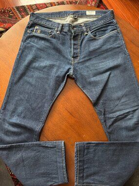 Todd Snyder White Oak Blue Jeans 33 x 31